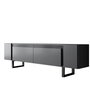 Hanah Home Yildiz Soporte para Televisión Antracita y Negro